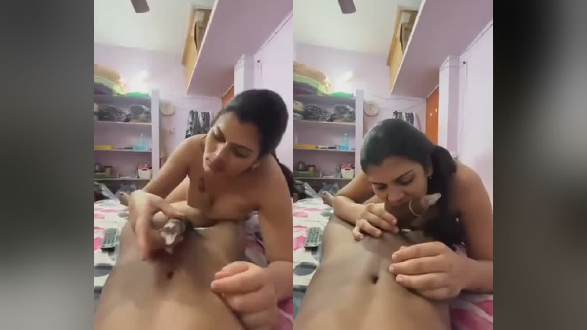 Biwi Ne Lund Ko Muh Mein Liya Aur Phir Boobs Ke Beech Ragda