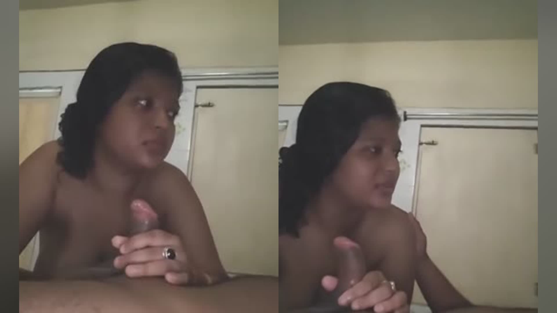 Nangi Ladki Ne Lund Ko Gale Tak Liya Muh Mein